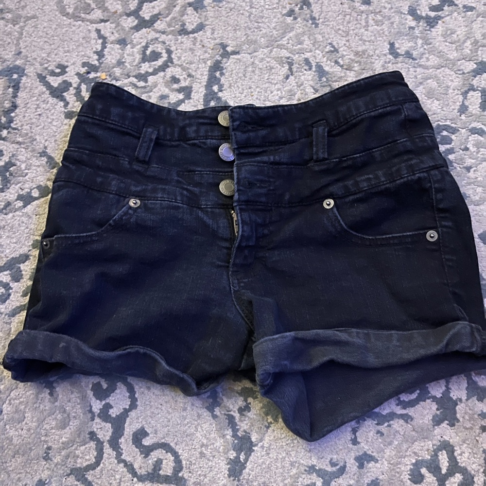 Mossimo target black high rise shorts